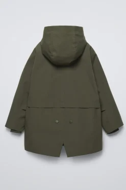 Niños ZARA 6 - 14 Años·Abrigos<PARKA LARGA BORREGUILLO
