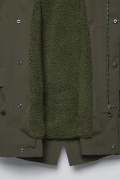 Niños ZARA 6 - 14 Años·Abrigos<PARKA LARGA BORREGUILLO