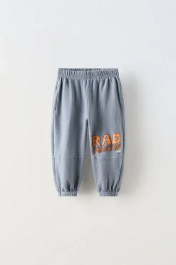 Niños ZARA 1½ - 6 Años·Pantalones|1½ - 6 Años·Pantalones / Leggings<PATALÓN ESTAMPADO TEXTO