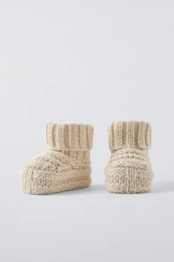 Niños ZARA 0 - 6 Meses·Patucos|6 - 18 Meses·Zapatos<PATUCO ALGODÓN