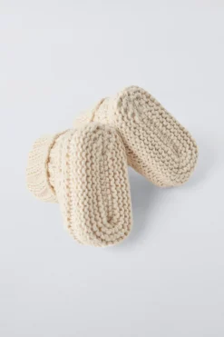 Niños ZARA 0 - 6 Meses·Patucos|6 - 18 Meses·Zapatos<PATUCO ALGODÓN