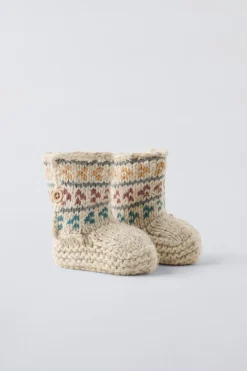 Niños ZARA 0 - 6 Meses·Patucos<PATUCO BOTA PUNTO