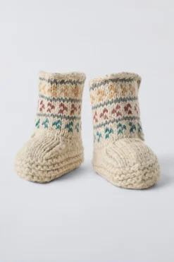 Niños ZARA 0 - 6 Meses·Patucos<PATUCO BOTA PUNTO