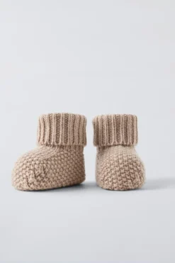 Niños ZARA 0 - 6 Meses·Patucos|0 - 6 Meses·Homewear<PATUCO LANA Y CASHMERE