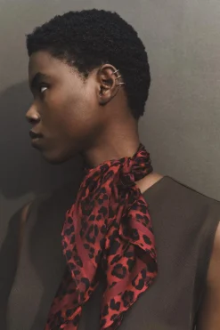 Sale PAÑUELO MODAL SEDA ESTAMPADO ANIMAL Mujer Accesorios / Bisuteria