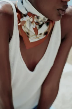 Discount PAÑUELO SATINADO ESTAMPADO Mujer Accesorios / Bisuteria