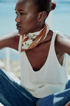 Discount PAÑUELO SATINADO ESTAMPADO Mujer Accesorios / Bisuteria