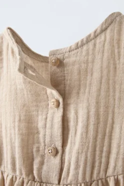 Niños ZARA 6 - 18 Meses·Vestidos / Monos<PELELE BAMBULA BORDADO