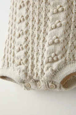 Niños ZARA 0 - 6 Meses·Punto|6 - 18 Meses·Conjuntos<PELELE PUNTO VOLANTES