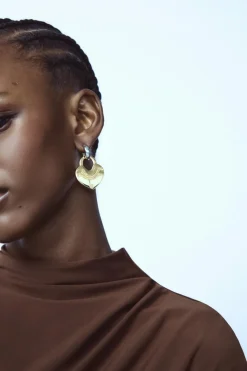 Clearance PENDIENTES CANDADO COMBINADO Mujer Accesorios / Bisuteria