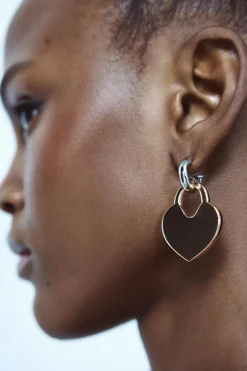 Clearance PENDIENTES CANDADO COMBINADO Mujer Accesorios / Bisuteria