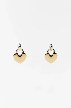 Clearance PENDIENTES CANDADO COMBINADO Mujer Accesorios / Bisuteria