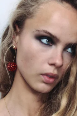 Outlet PENDIENTES CEREZA BRILLOS Mujer Accesorios / Bisuteria