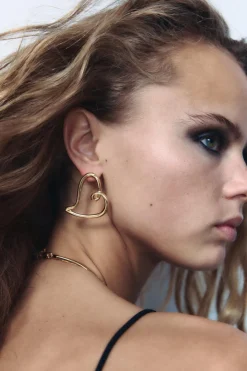 New PENDIENTES CORAZON Mujer Accesorios / Bisuteria