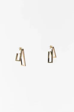 New PENDIENTES DOBLE BRILLOS Mujer Accesorios / Bisuteria