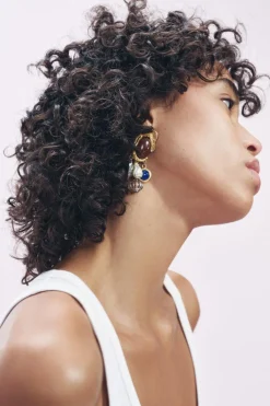 New PENDIENTES ELEFANTE CHARMS Mujer Accesorios / Bisuteria