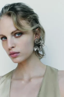 Sale PENDIENTES FLOR BRILLOS Mujer Accesorios / Bisuteria