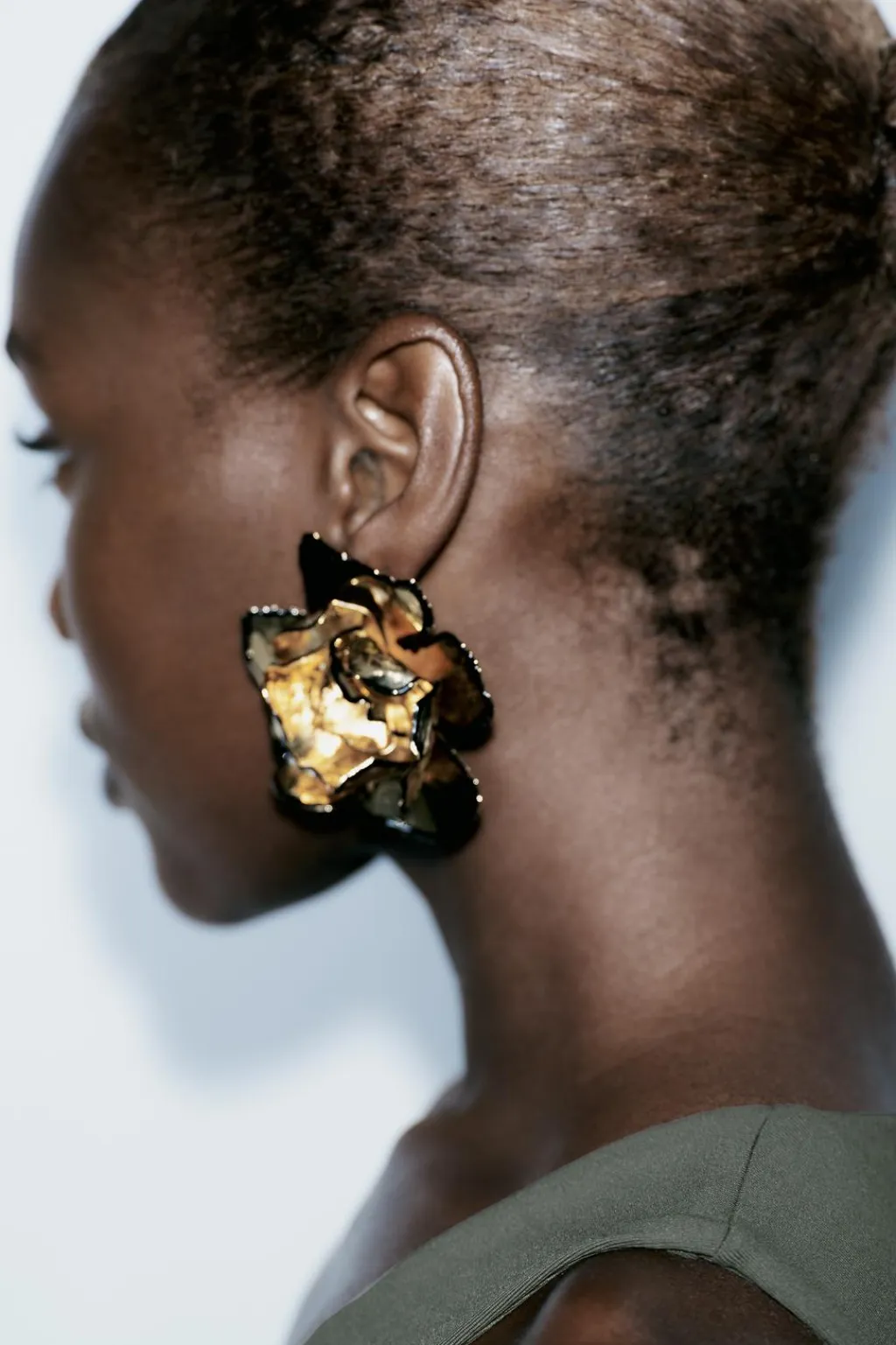 Fashion PENDIENTES FLOR ESMALTADA Mujer Accesorios / Bisuteria