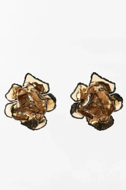 Fashion PENDIENTES FLOR ESMALTADA Mujer Accesorios / Bisuteria