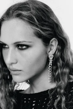 Outlet PENDIENTES HEBILLA CADENA Mujer Accesorios / Bisuteria