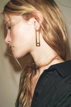 Clearance PENDIENTES LARGOS RECTANGULARES Mujer Accesorios / Bisuteria