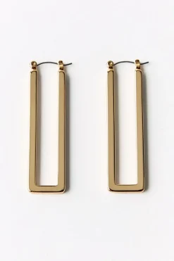 Clearance PENDIENTES LARGOS RECTANGULARES Mujer Accesorios / Bisuteria