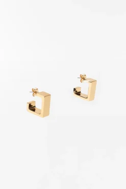 Discount PENDIENTES METÁLICOS CUADRADO Mujer Accesorios / Bisuteria
