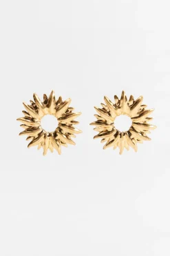 Hot PENDIENTES METÁLICOS SOL Mujer Accesorios / Bisuteria