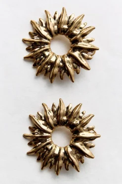 Hot PENDIENTES METÁLICOS SOL Mujer Accesorios / Bisuteria