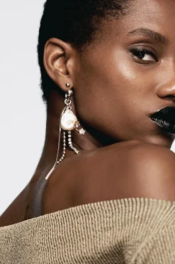 Fashion PENDIENTES PIERCING PERLAS JOYAS Mujer Accesorios / Bisuteria