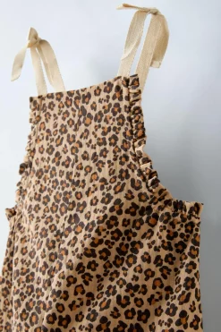 Niños ZARA 1½ - 6 Años·Vestidos / Petos|1½ - 6 Años·Pantalones<PETO ANIMAL PRINT LAZOS
