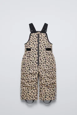 Niños ZARA 1½ - 6 Años·Pantalones|1½ - 6 Años·Chándal<PETO ANIMAL PRINT WATER REPELLENT Y WIND RESISTANCE SKI COLLECTION