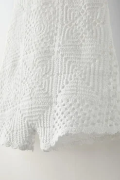 Niños ZARA 1½ - 6 Años·Vestidos / Petos|1½ - 6 Años·Punto<PETO CORTO PUNTO CROCHET