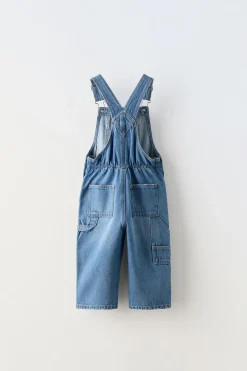 Niños ZARA 1½ - 6 Años·Vestidos / Petos|1½ - 6 Años·Pantalones<PETO DENIM CULOTTE
