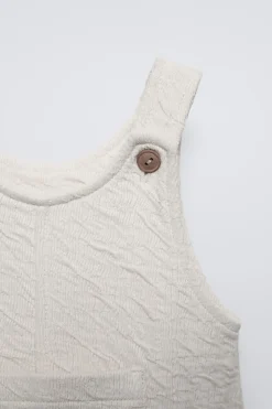 Niños ZARA 6 - 18 Meses·Vestidos / Monos<PETO ESTRUCTURA BOLSILLO