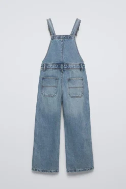 Niños ZARA 6 - 14 Años·Vestidos / Monos<PETO LARGO DENIM