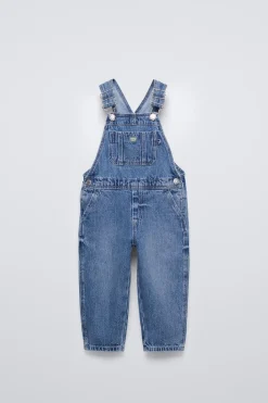 Niños ZARA 1½ - 6 Años·Vestidos / Petos|1½ - 6 Años·Pantalones<PETO LARGO DENIM