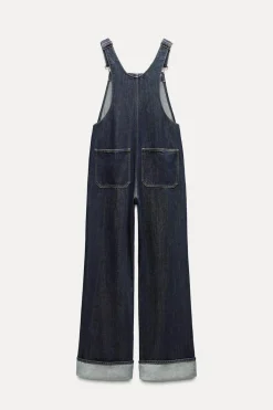 Best PETO LARGO DENIM TRF Mujer Vestidos