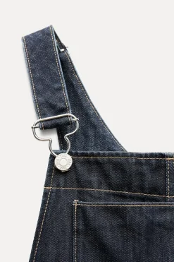 Best PETO LARGO DENIM TRF Mujer Vestidos