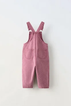 Niños ZARA 1½ - 6 Años·Vestidos / Petos|1½ - 6 Años·Pantalones<PETO LARGO SARGA