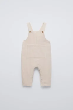 Niños ZARA 6 - 18 Meses·Vestidos / Monos<PETO PANA BOLSILLO