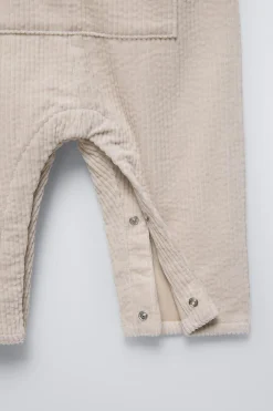 Niños ZARA 6 - 18 Meses·Vestidos / Monos<PETO PANA BOLSILLO