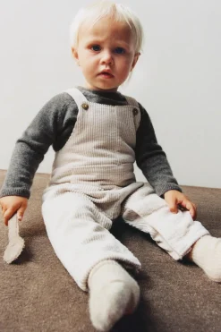 Niños ZARA 6 - 18 Meses·Vestidos / Monos<PETO PANA BOLSILLO