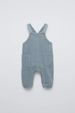 Niños ZARA 6 - 18 Meses·Vestidos / Monos<PETO PANA BOLSILLOS