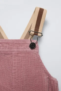 Niños ZARA 1½ - 6 Años·Vestidos / Petos|1½ - 6 Años·Pantalones<PETO PANA TIRANTES CONTRASTE