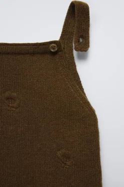 Niños ZARA 6 - 18 Meses·Conjuntos|6 - 18 Meses·Punto<PETO PUNTO FLORES BORDADAS