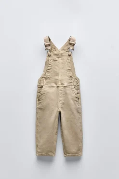 Niños ZARA 1½ - 6 Años·Pantalones|1½ - 6 Años·Pantalones / Leggings<PETO SARGA CANVAS