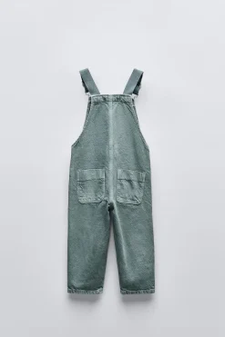 Niños ZARA 1½ - 6 Años·Pantalones|1½ - 6 Años·Pantalones / Leggings<PETO SARGA CANVAS