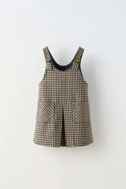 Niños ZARA 1½ - 6 Años·Vestidos / Petos|6 - 18 Meses·Vestidos / Monos<PICHI CUADROS
