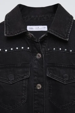 Niños ZARA 6 - 14 Años·Vestidos / Monos<PICHI DENIM TACHAS